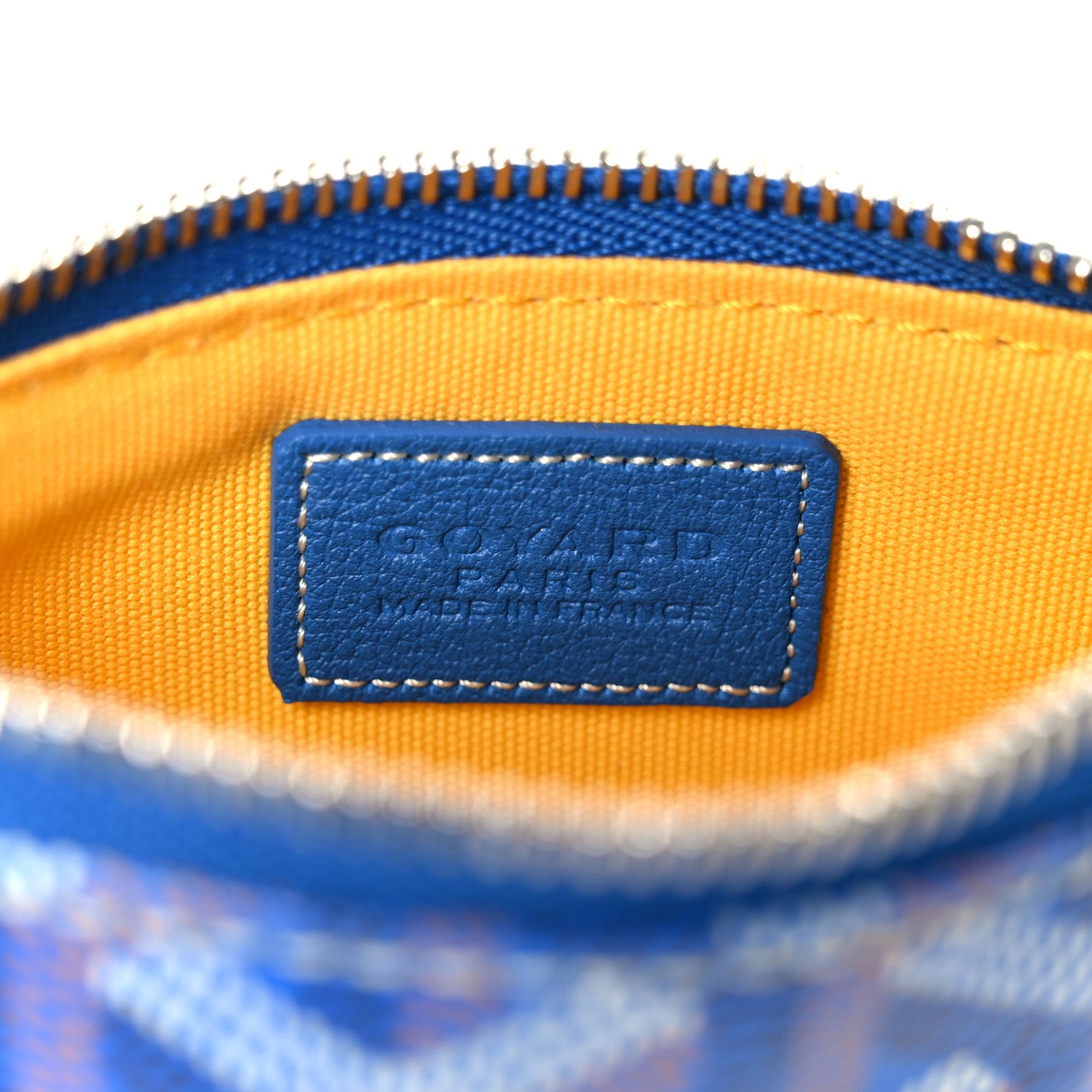 Goyard Goyardine Nano Senat Key Pouch Blue 6 of 8