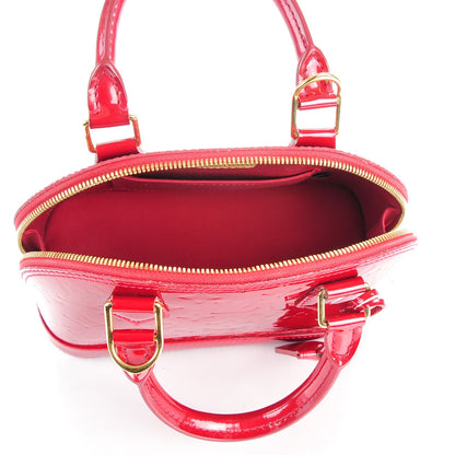 Louis Vuitton Vernis Alma BB Pomme D'Amour 5 of 8