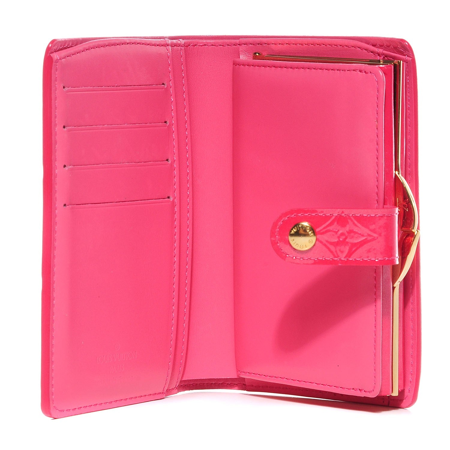 Louis Vuitton Vernis French Purse Wallet Framboise 5 of 8