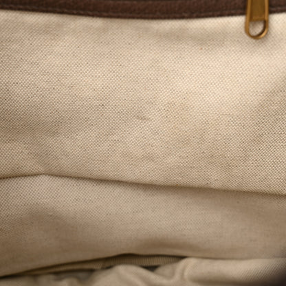Gucci Soft GG Supreme Monogram Textured Dollar Calfskin Web Ophidia Pouch Pocket Belt Bag Beige Ebony New Acero Black 12 of 14