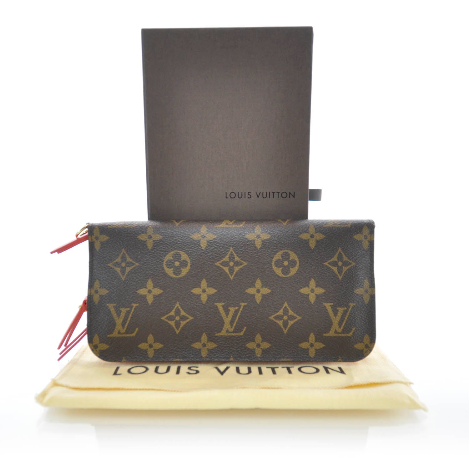 Louis Vuitton Monogram Kusama Waves Insolite Wallet Red 9 of 9