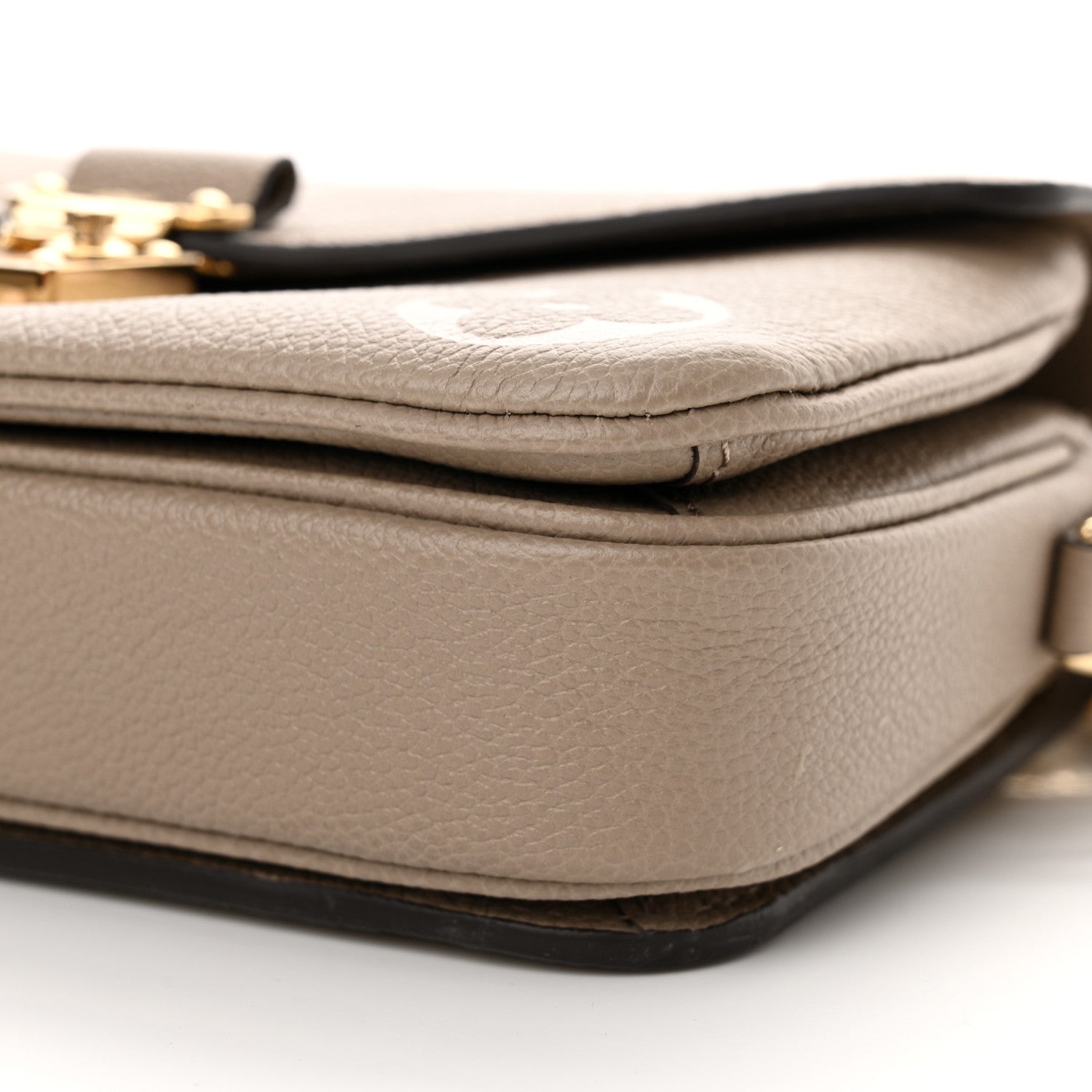 Louis Vuitton Empreinte Monogram Giant Pochette Metis East West Tourterelle Creme 9 of 10