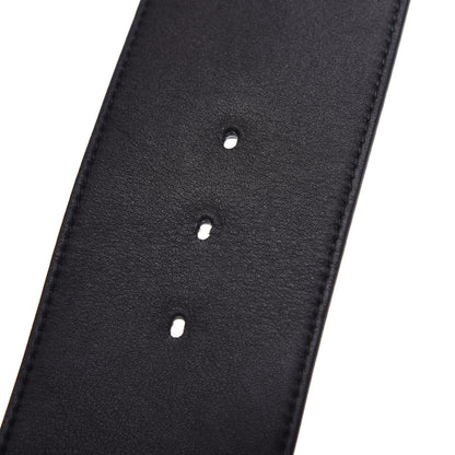Gucci Calfskin Double G Wide Belt 95 38 Black 7 of 14