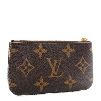 Louis Vuitton Monogram 2023 Christmas Animation Alpine Key Pouch Pink 3 of 7