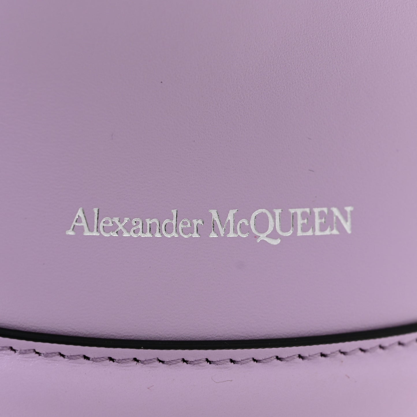 Calfskin The Curve Small Shoulder Bag Lilac