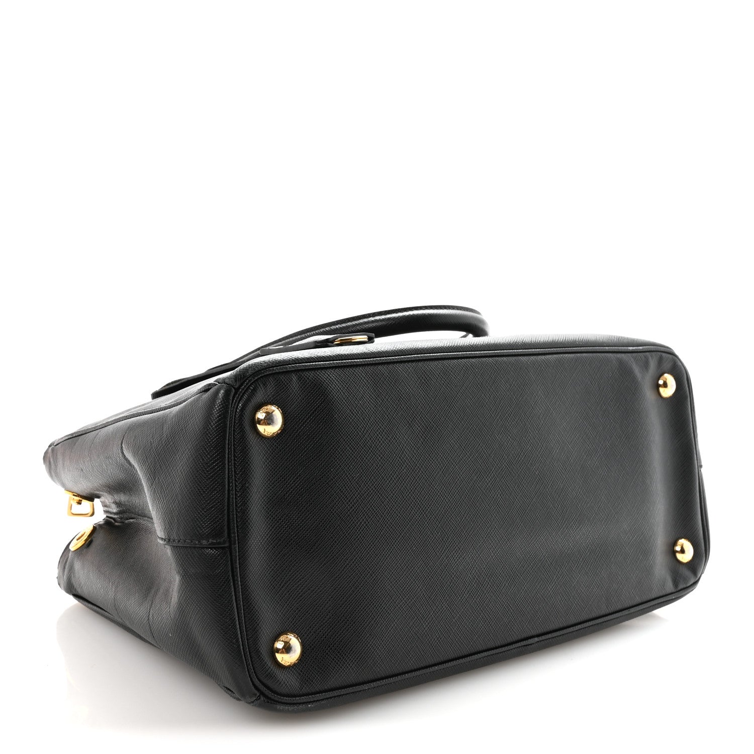 Prada Saffiano Lux Small Galleria Double Zip Tote Black 1876683