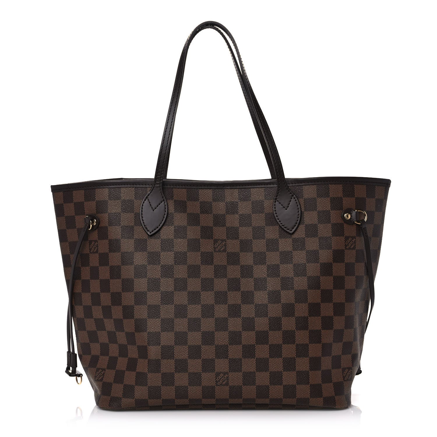 Louis Vuitton Damier Ebene Neo Neverfull MM Rose Ballerine 3 of 13