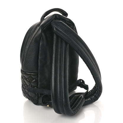 Louis Vuitton Lambskin Flower Quilted Palm Springs Backpack PM Black 2 of 9
