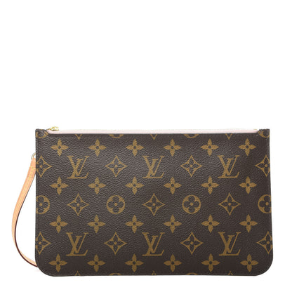 Louis Vuitton Monogram Neverfull MM GM Pochette Rose Ballerine 1 of 8
