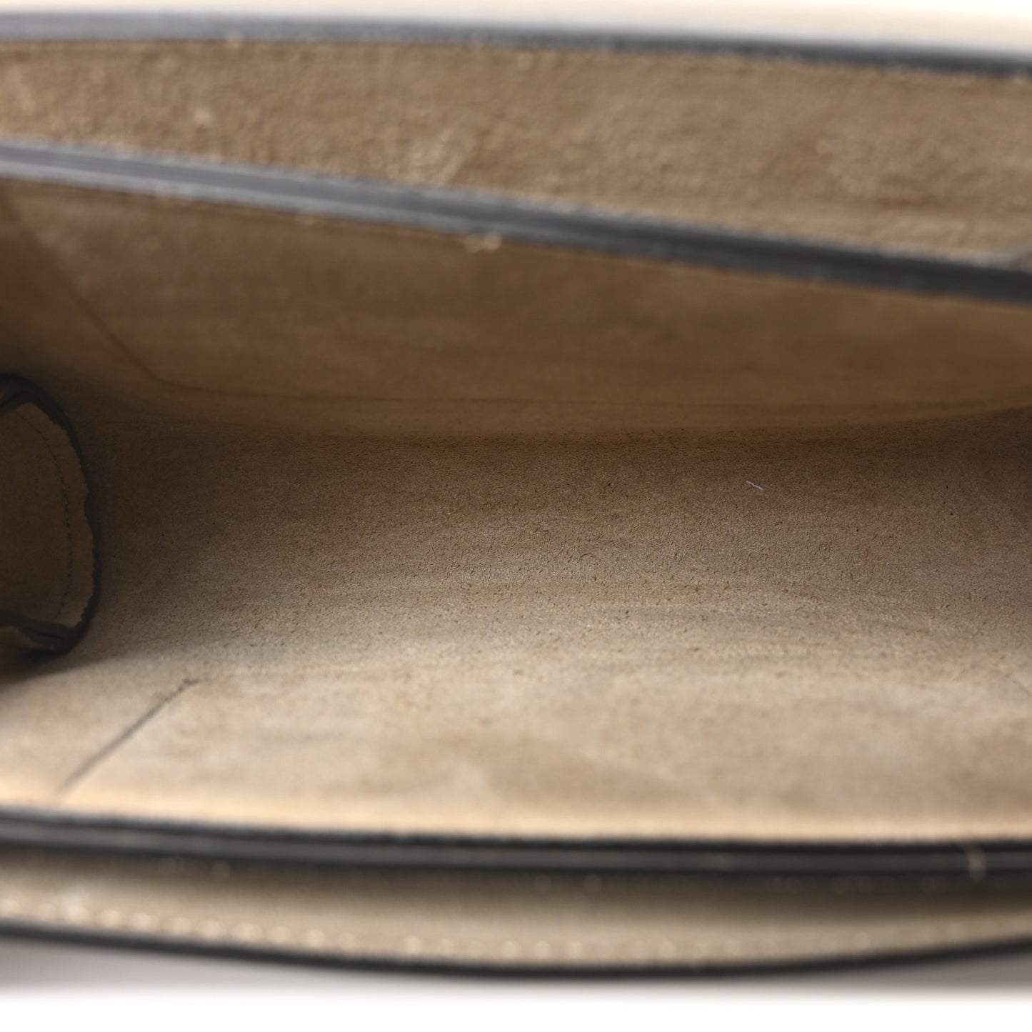 Suede Calfskin Small Faye Shoulder Bag Motty Grey