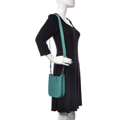 Hermes Taurillon Clemence Evelyne TPM Vert Verone 2 of 7