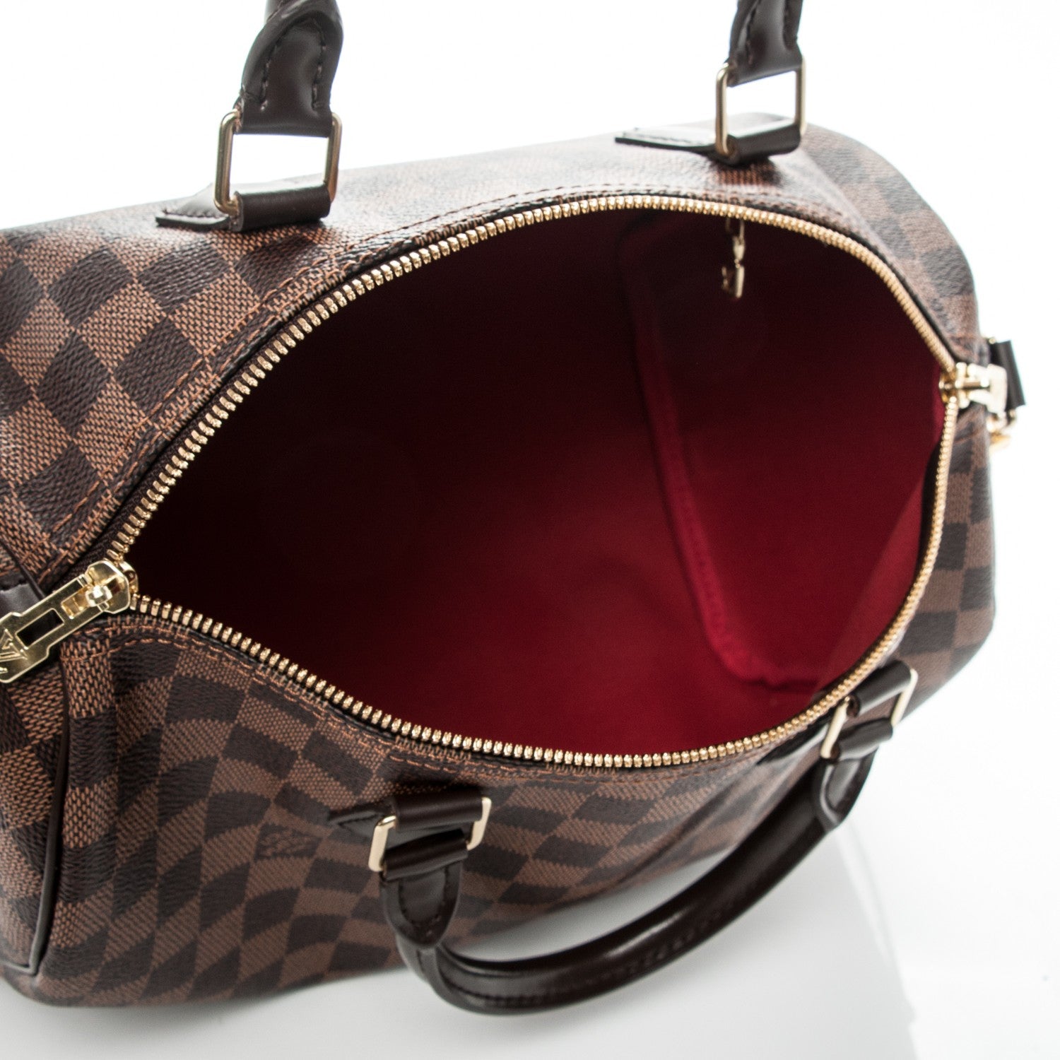 Louis Vuitton Damier Ebene Speedy Bandouliere 30 9 of 9