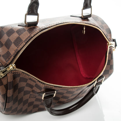 Louis Vuitton Damier Ebene Speedy Bandouliere 30 9 of 9