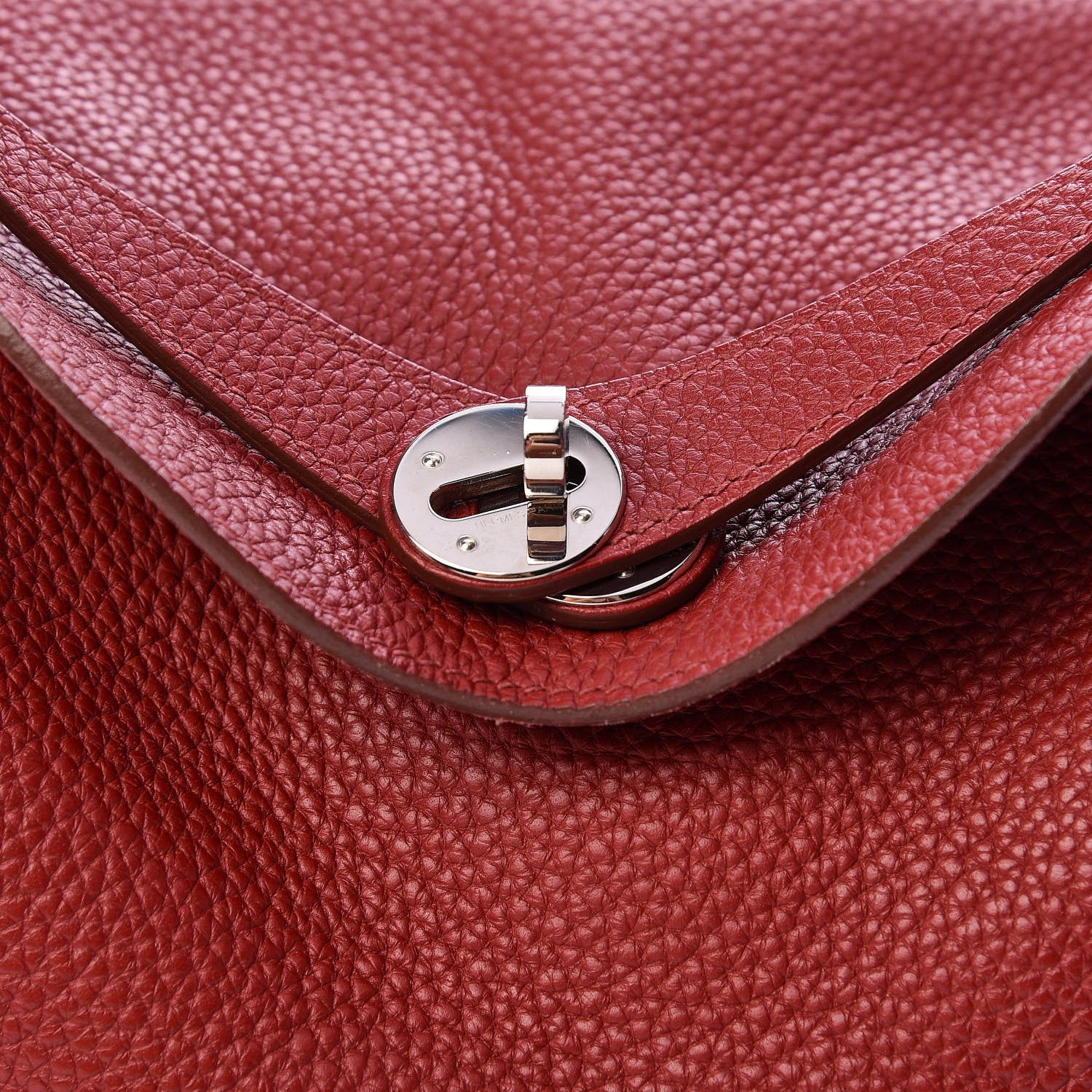 Hermes Taurillon Clemence Lindy 30 Rouge Garance 14 of 14