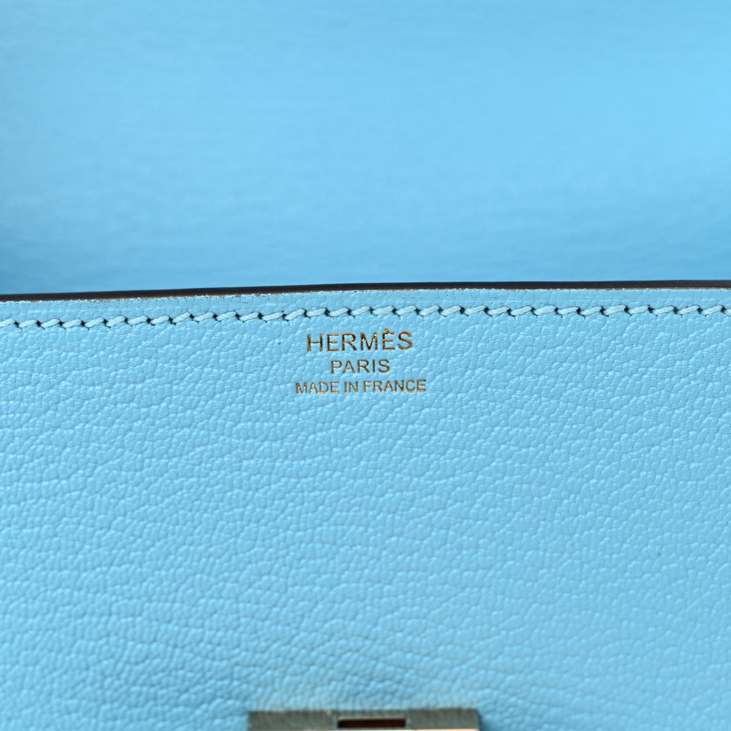 Chevre Mysore Cinhetic Boxy Top Handle Bag Bleu De Nord