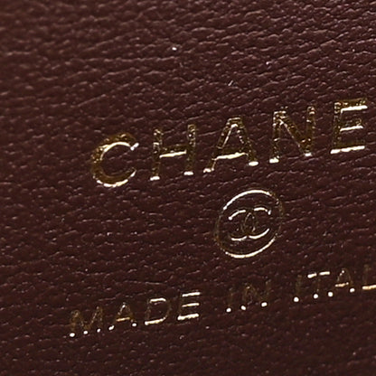 Chanel Lambskin Quilted Mini Vanity Case With Chain Black 7 of 11