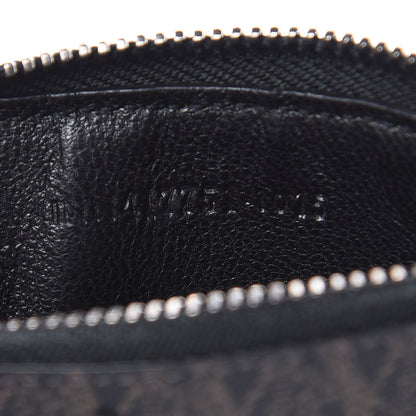 Saint Laurent Classic Toile Monogram Stars 5 Fragments Zip Pouch Card Holder Black 7 of 7