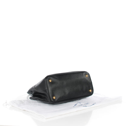 Prada Saffiano Lux Small Tote Nero Black 4 of 9