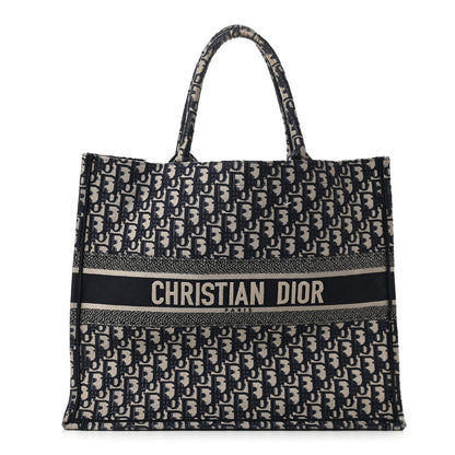 Christian Dior Oblique Book Tote Blue Multicolor 1 of 11