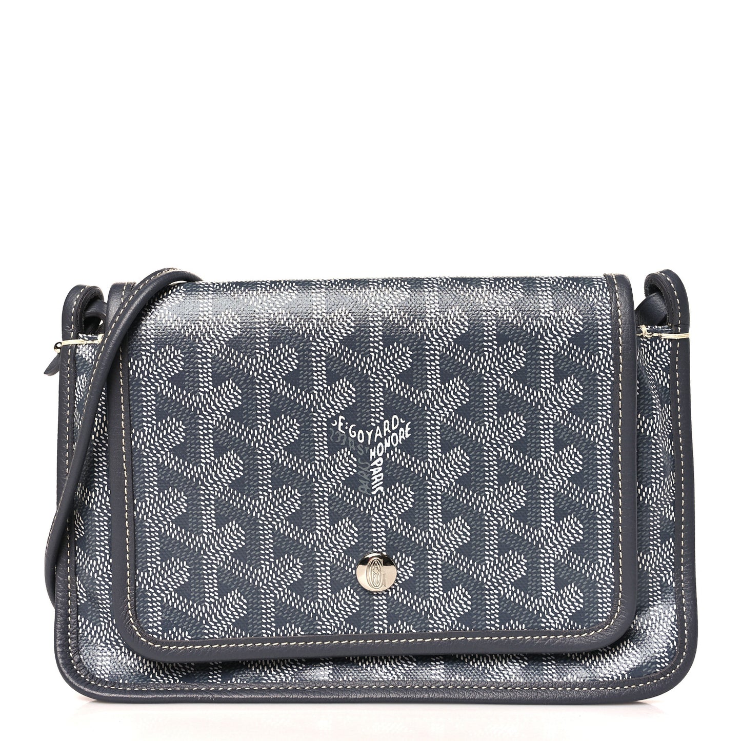 Goyardine Plumet Wallet Clutch Grey
