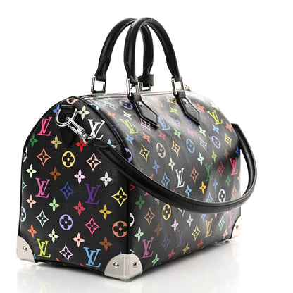 Louis Vuitton LV X TM Monogram Multicolor Speedy Soft 30 Black 3 of 10