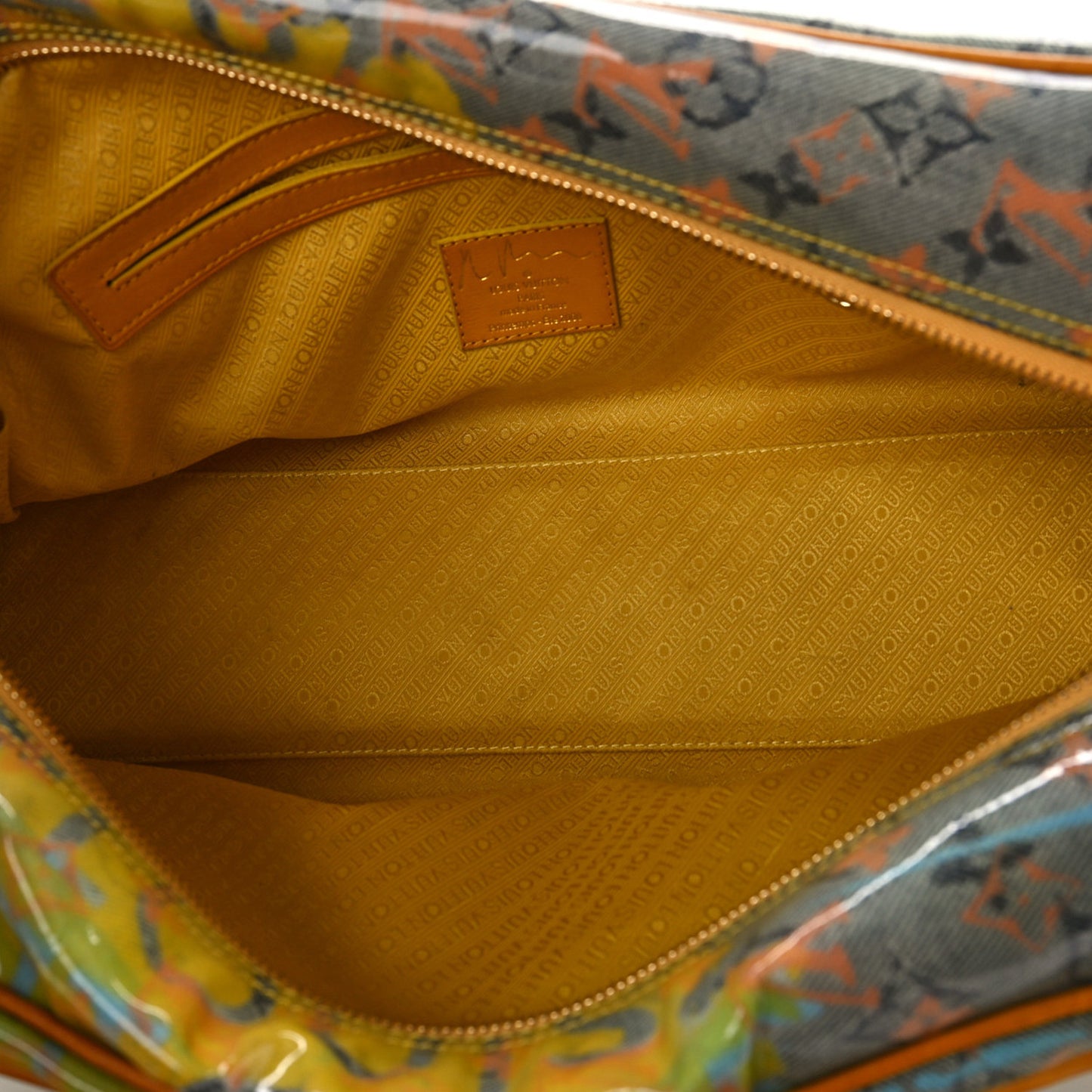 Monogram Pulp Defile Weekender PM Yellow