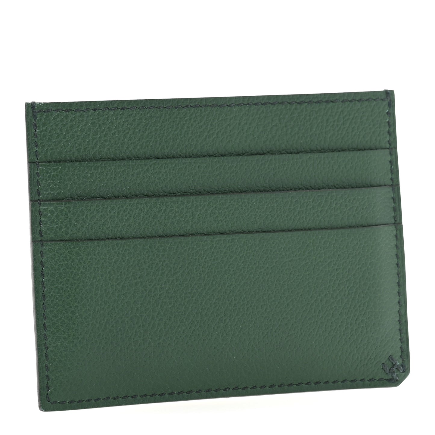 Evercolor H Sellier Card Holder Vert Moyen