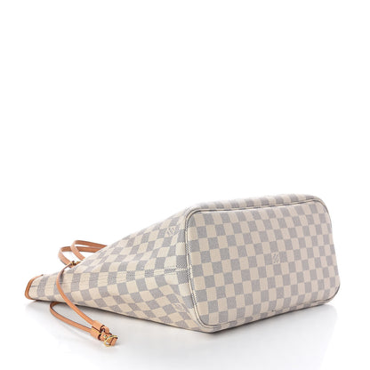 Louis Vuitton Damier Azur Neo Neverfull MM Rose Ballerine 4 of 10