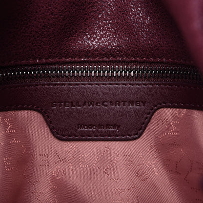 Stella McCartney Shaggy Deer Quilted Falabella Fold Over Tote Plum 9 of 10