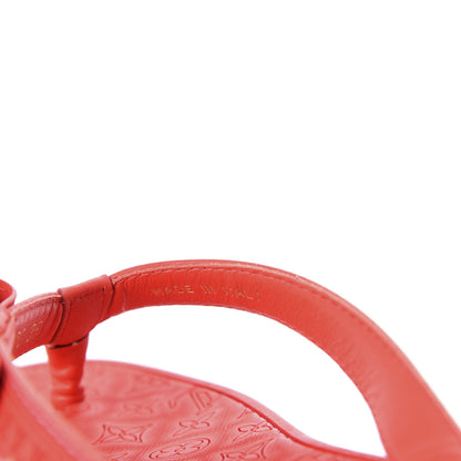Louis Vuitton Rubber Ipanema Thong Sandals 35 Red 8 of 8