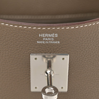 Hermes Togo Kelly Retourne 35 Etoupe 6 of 12