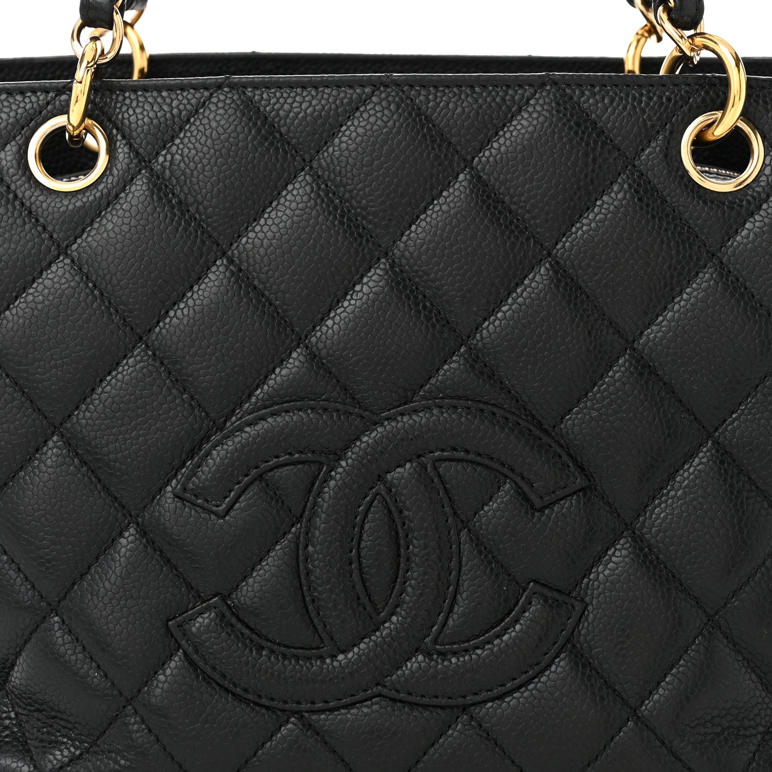 Chanel Caviar Quilted Petit Timeless Tote PTT Black 8 of 10