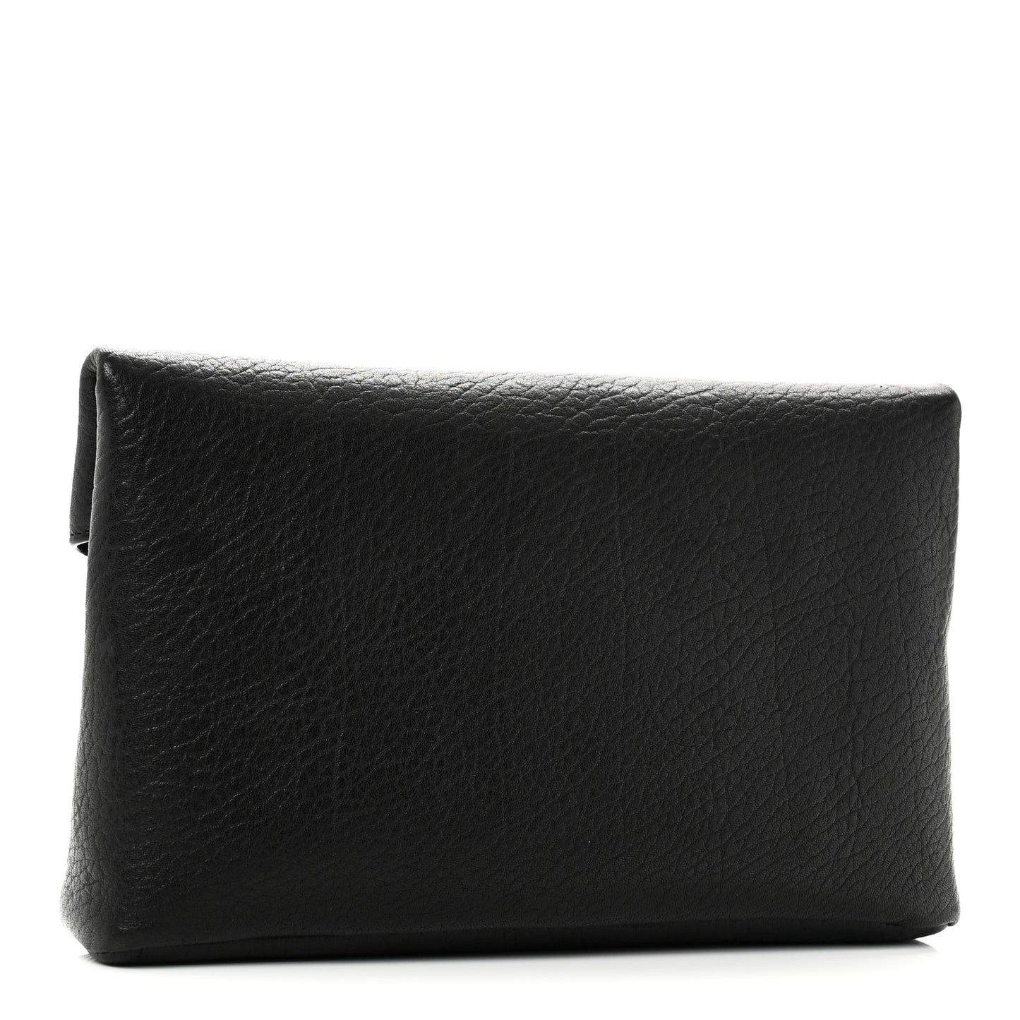 Grained Lambskin Cassandre Envelope Pouch Black