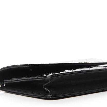 Chanel Patent Quilted Brilliant Wallet On Chain WOC Black 6 of 15