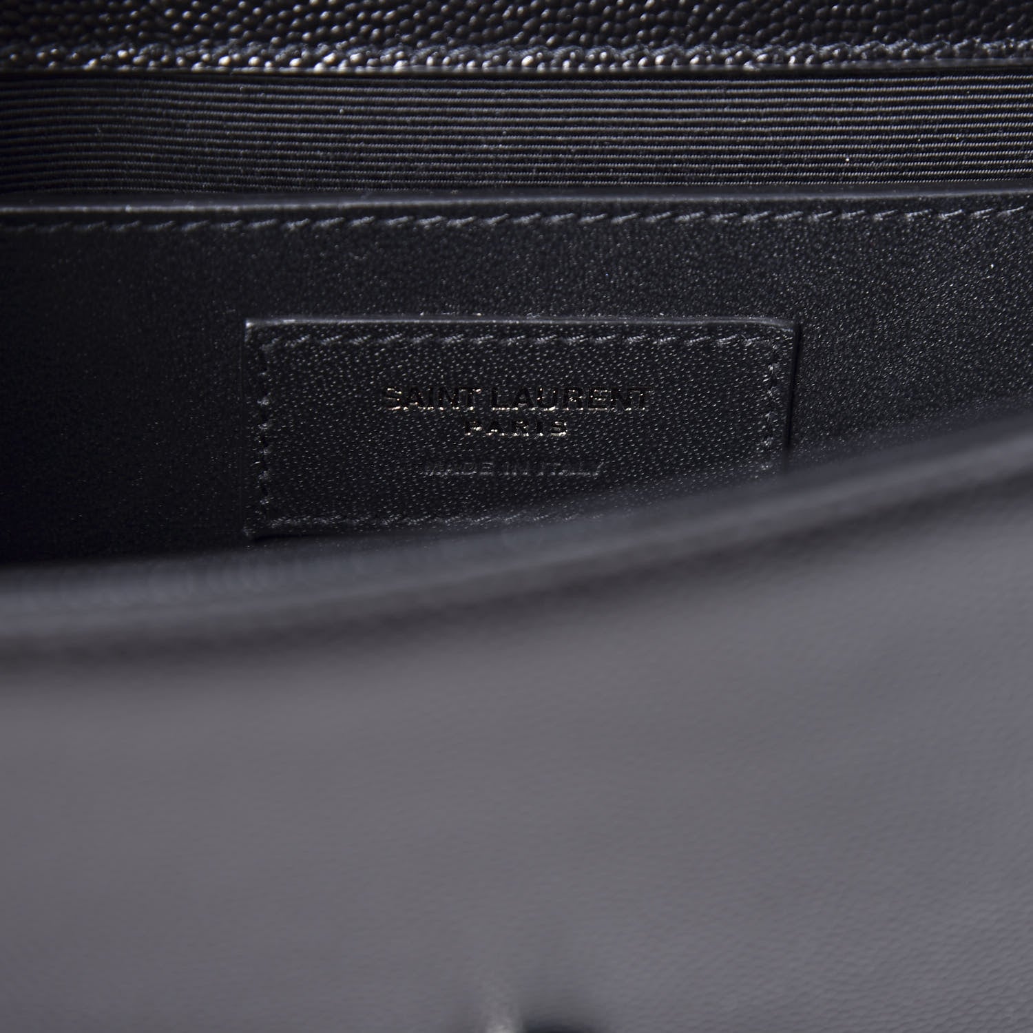Saint Laurent Grain De Poudre Small Monogram Kate Satchel Black 7 of 9