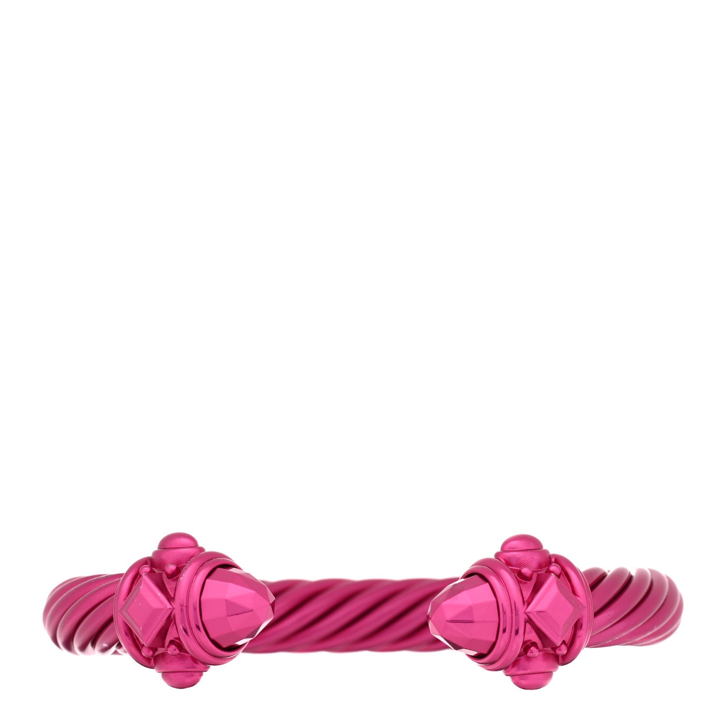 David Yurman Aluminum 10mm Renaissance Cable Bracelet Pink 1 of 3