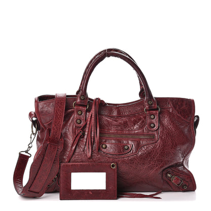Balenciaga Agneau Classic Hardware City Rouge Grenat 1 of 14