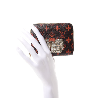 Louis Vuitton Catogram Zippy Coin Purse Marron 2 of 6