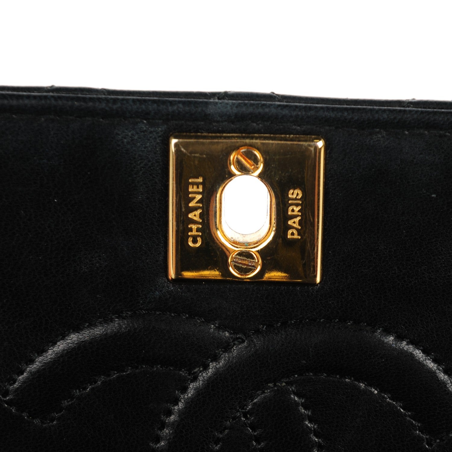 Chanel Lambskin Quilted Small Shoulder Bag Black 7 of 10