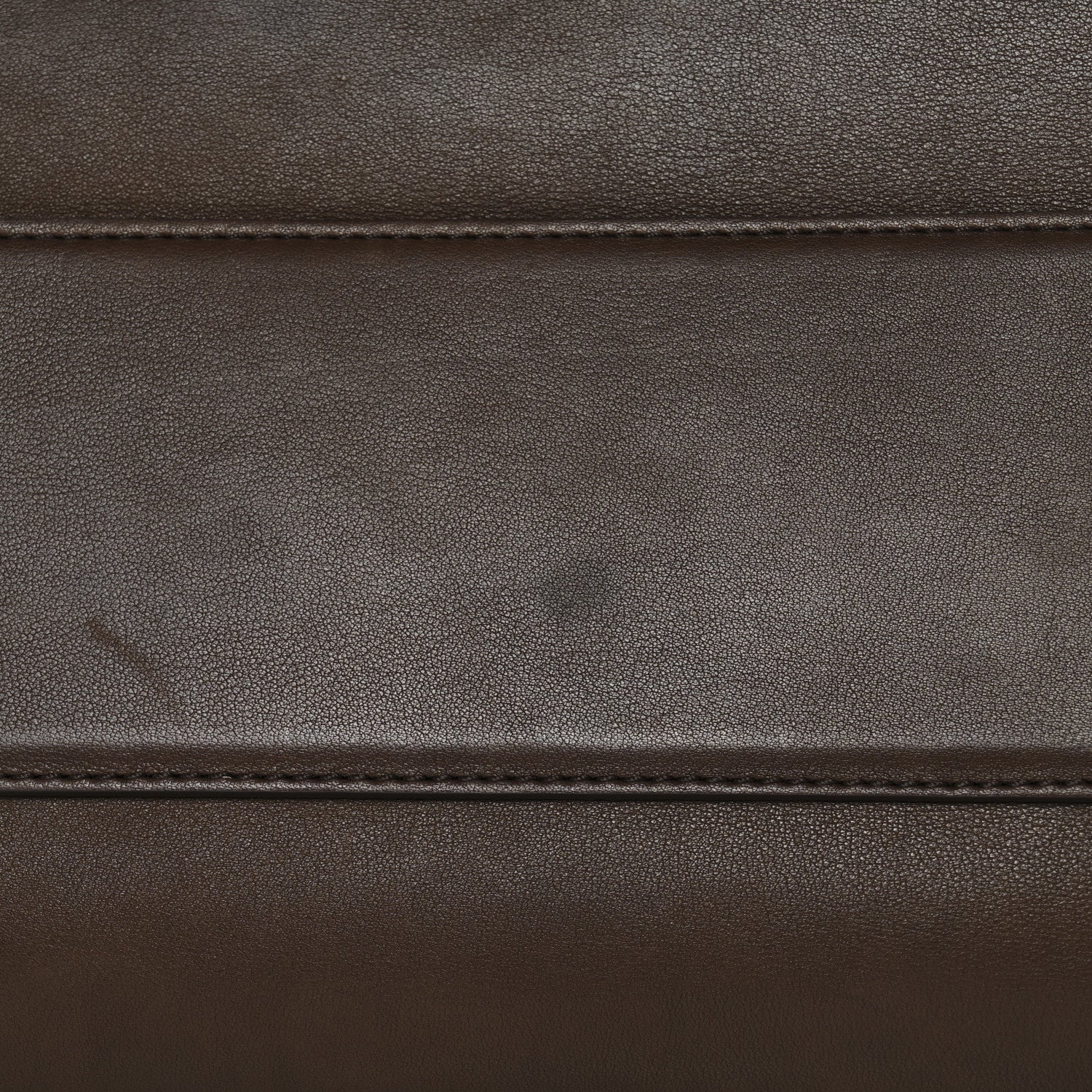 The Row Polished Saddle Calfskin Marlo 14 Dark Brown 12 of 12