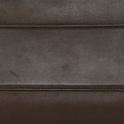 The Row Polished Saddle Calfskin Marlo 14 Dark Brown 12 of 12