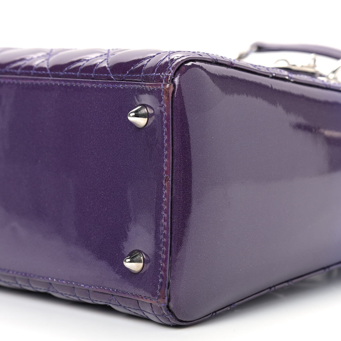 Patent Gradient Medium Lady Dior Purple Blue