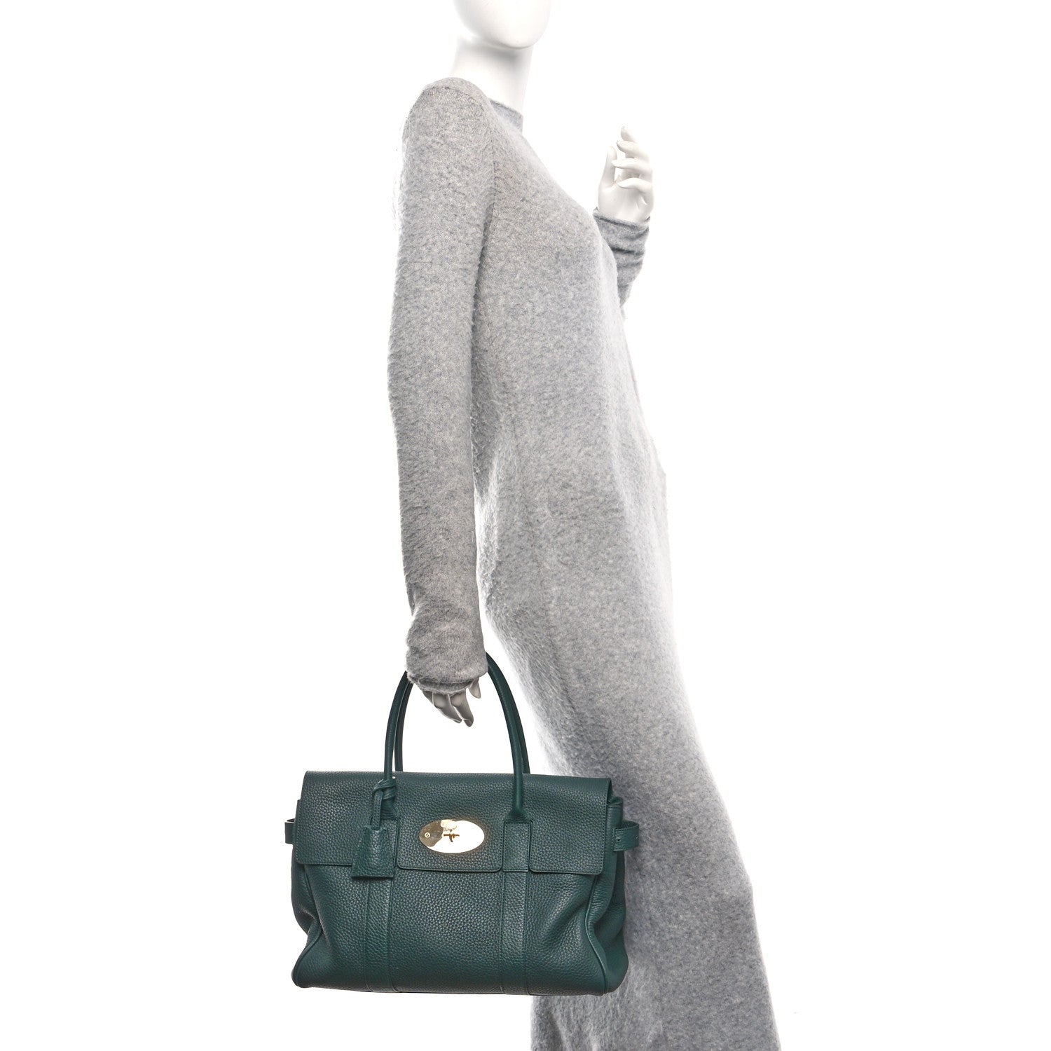 Mulberry Heavy Grain Bayswater Mulberry Green 2 of 10