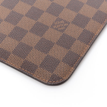Louis Vuitton Damier Ebene Neverfull MM GM Pochette Rose Ballerine 13 of 14