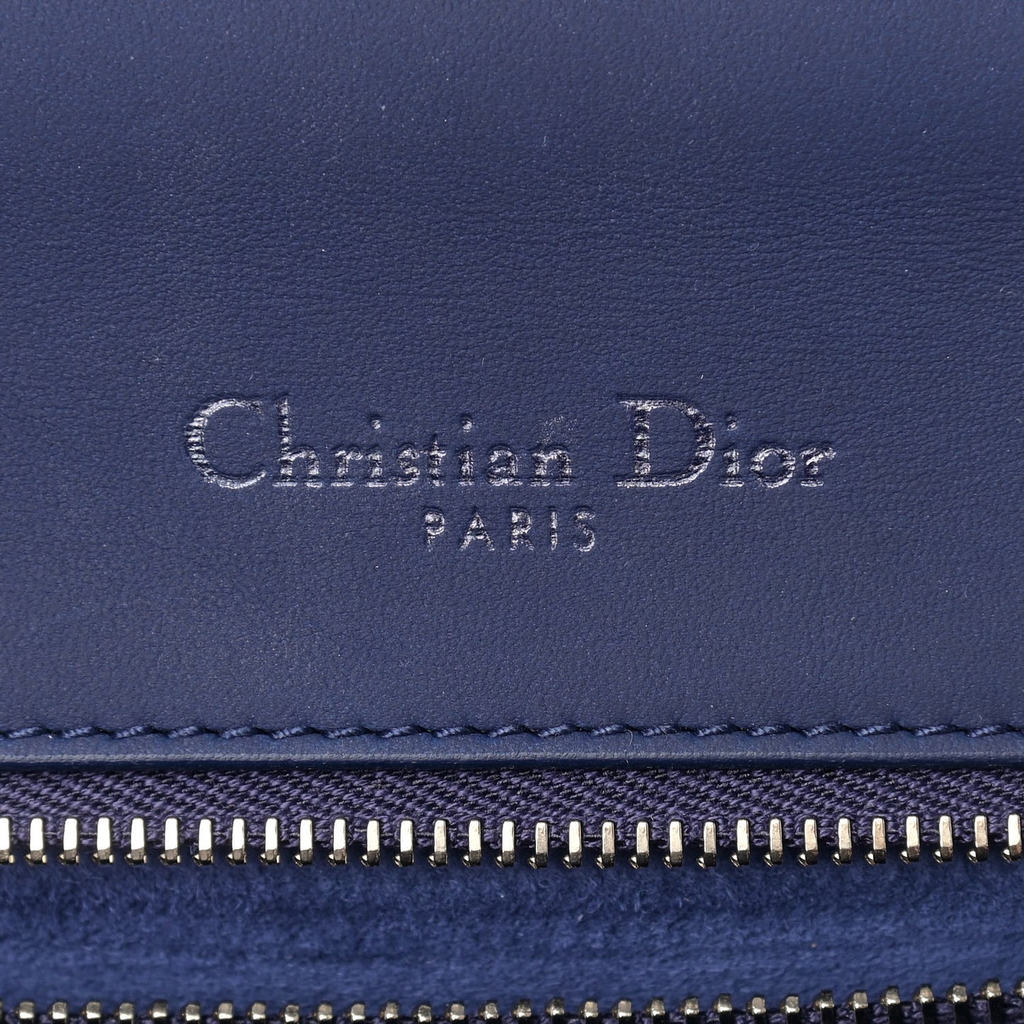 Ultra Matte Calfskin Medium Diorama Flap Bag Indigo