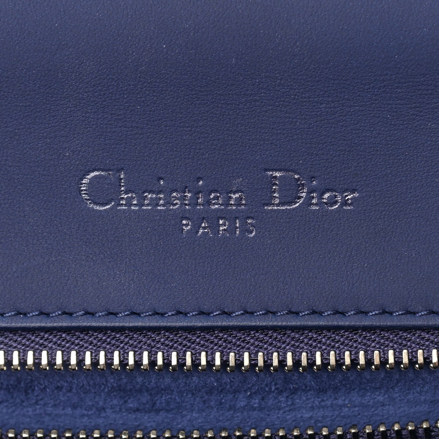 Christian Dior Ultra Matte Calfskin Medium Diorama Flap Bag Indigo 6 of 11