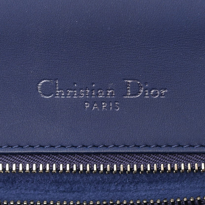 Christian Dior Ultra Matte Calfskin Medium Diorama Flap Bag Indigo 6 of 11