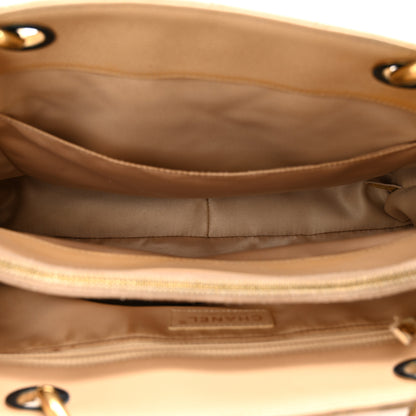 Chanel Caviar Quilted Grand Shopping Tote GST Beige Clair 6 of 11