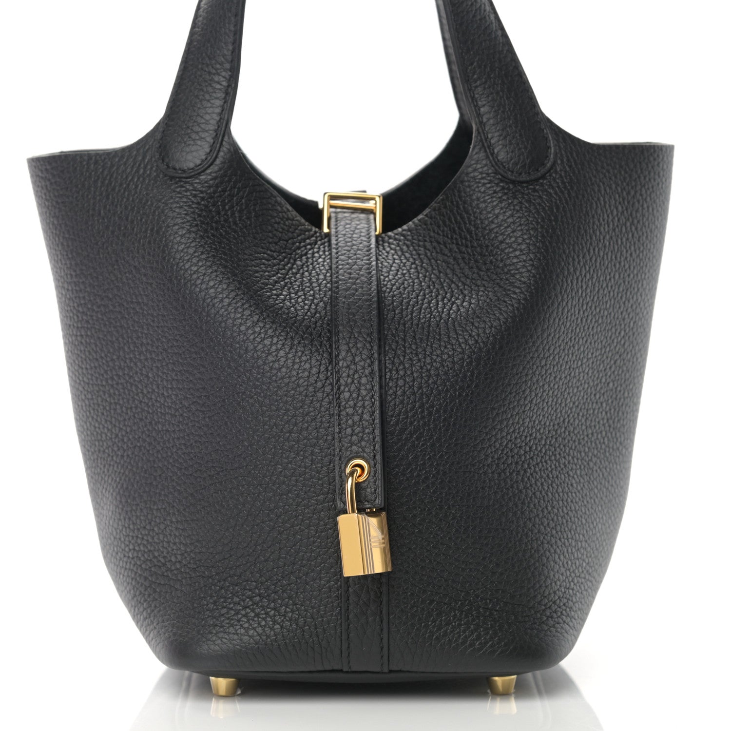 Hermes Taurillon Clemence Picotin Lock 18 PM Black 8 of 11