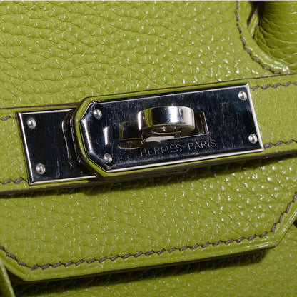 Hermes Togo Birkin 35 Vert Anis 5 of 23